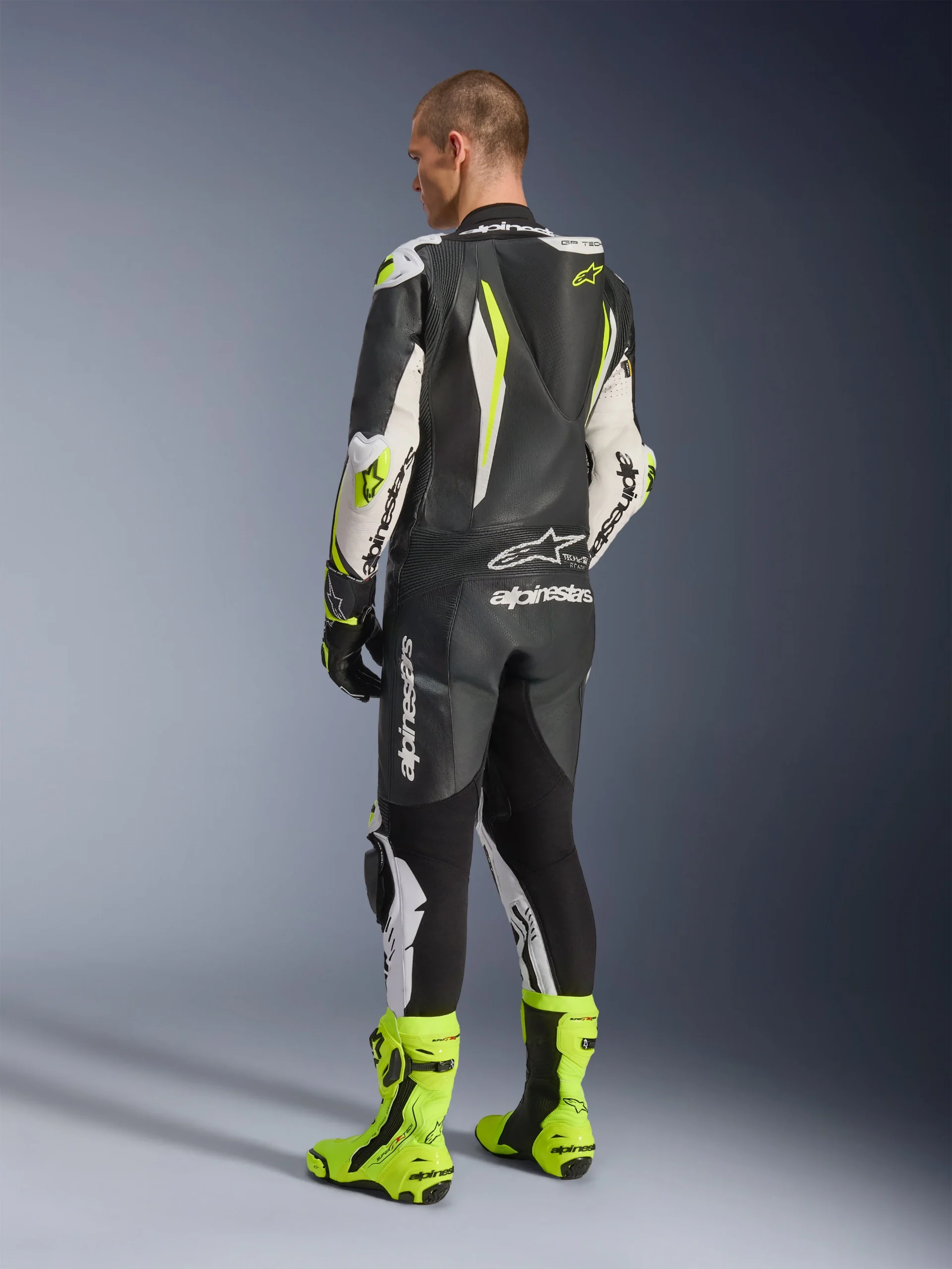 Tuta In Pelle GP Tech V5 1 Pezzo - immagine 4