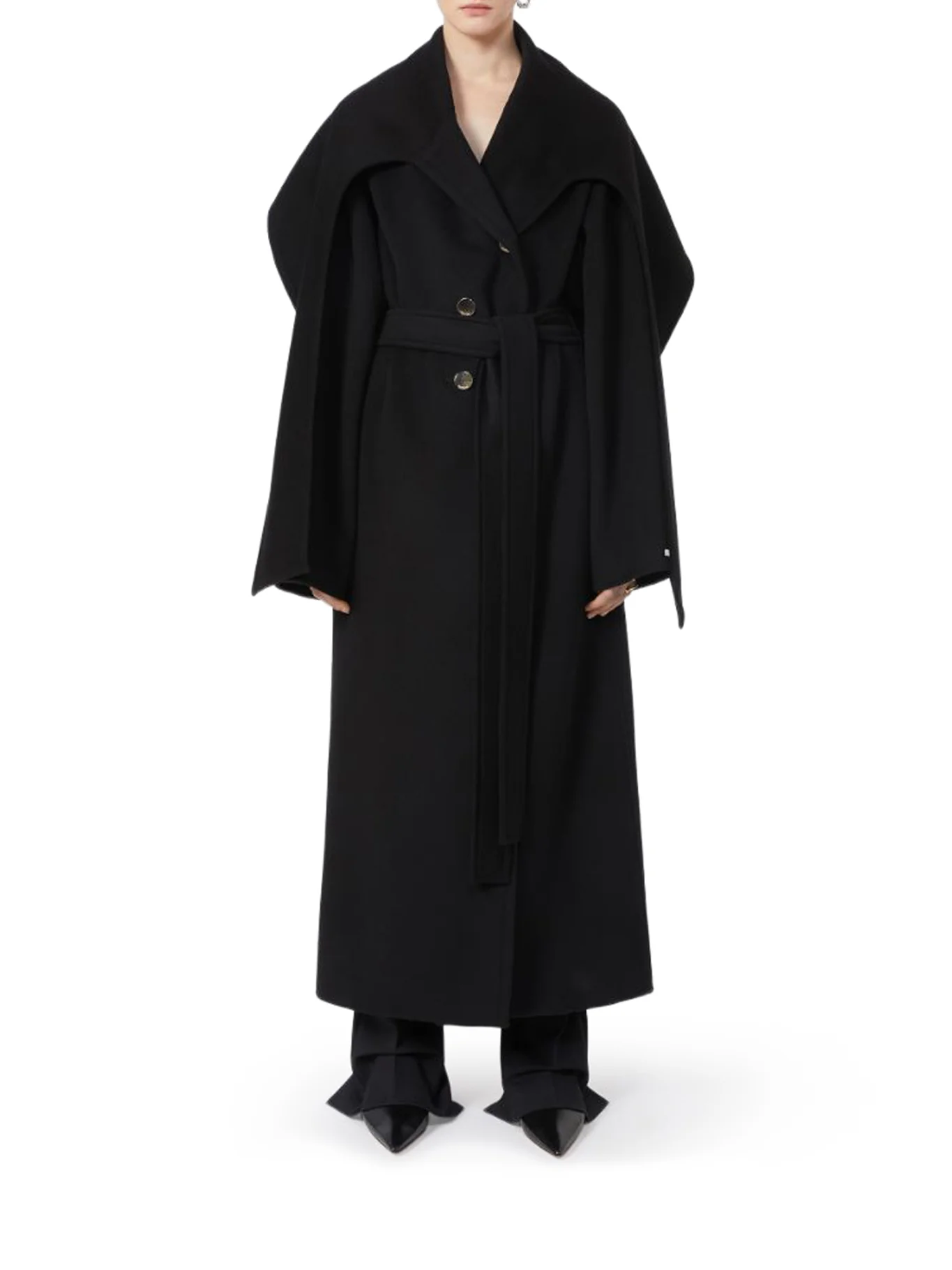 CAPPOTTO CON COLLO A SCIARPA - immagine 3